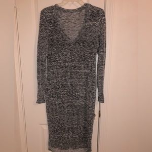 Heather grey sweater dress